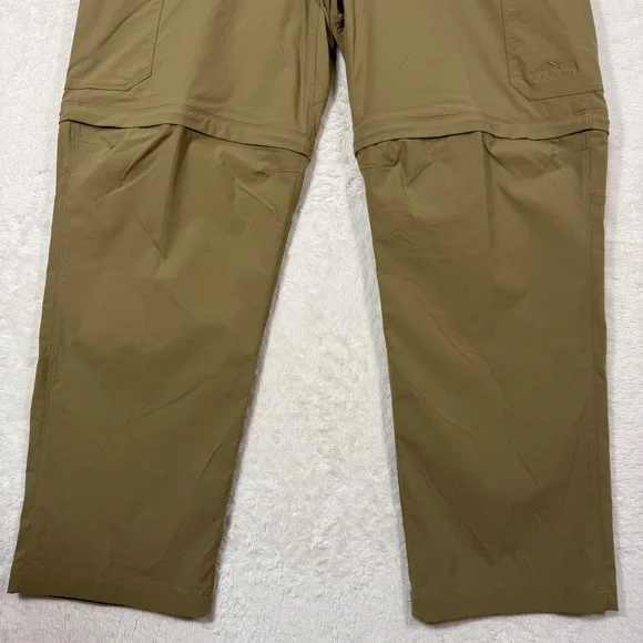 LL Bean Water-Resistant Cresta Hiking Zip-Off Pants Men’s 38x32 Beige Outdoor - Picture 3 of 8
